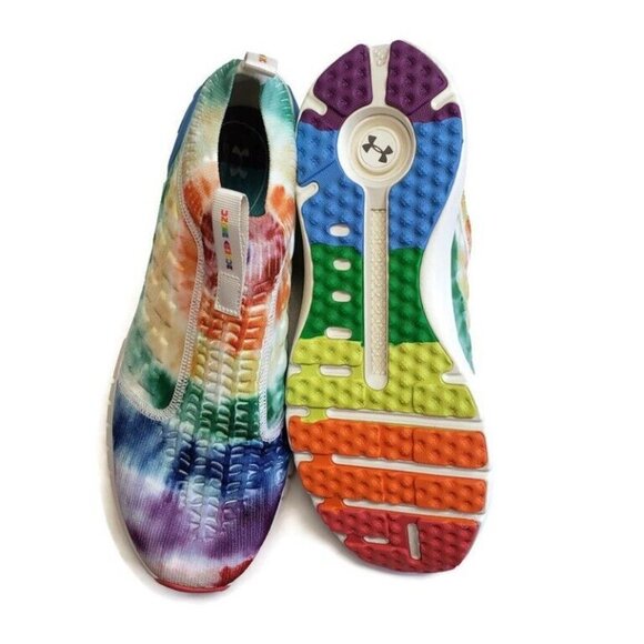 Unisex Mens Size 11.5 Womens 13 UA HOVR Phantom Slip “Pride” TD Shoe 3022791-400 - Picture 7 of 8